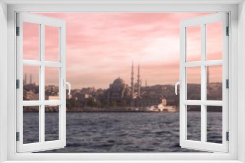 Fototapeta Naklejka Na Ścianę Okno 3D - panoramic a view  of karakoy istanbul