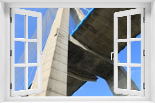 Fototapeta Naklejka Na Ścianę Okno 3D - pilier de pont