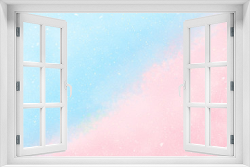 Fototapeta Naklejka Na Ścianę Okno 3D - 斜めツートーン　青空と桜色のグラデーション背景