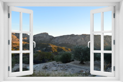 Fototapeta Naklejka Na Ścianę Okno 3D - Naturaleza montañas de Alicante