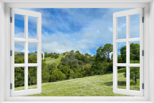 Fototapeta Naklejka Na Ścianę Okno 3D - Meadowland Along Lake Folsom California