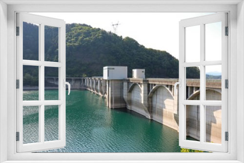 Fototapeta Naklejka Na Ścianę Okno 3D - 浦山ダム（埼玉県秩父市）
