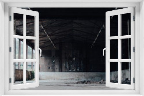 Fototapeta Naklejka Na Ścianę Okno 3D - Alte Fabrikshalle