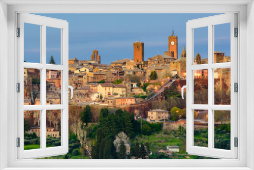 Fototapeta Naklejka Na Ścianę Okno 3D - Orvieto medieval Old town, Italy