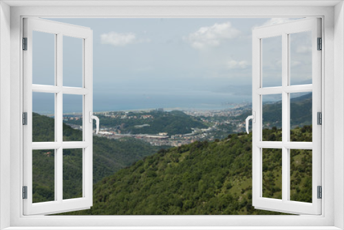 panorama of the Ligurian Riviera di ponente