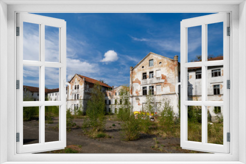 Fototapeta Naklejka Na Ścianę Okno 3D - Abandoned old prussian Allenberg hospital in Znamensk, Russia