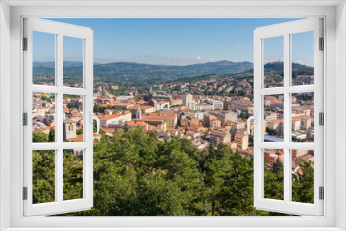 Fototapeta Naklejka Na Ścianę Okno 3D - panorama of Campobasso in Molise view from Monforte castle