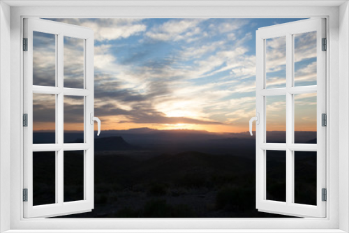 Fototapeta Naklejka Na Ścianę Okno 3D - Sunset in the desert