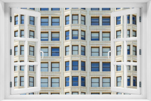 Fototapeta Naklejka Na Ścianę Okno 3D - Building Windows Abstract Background