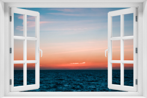 Fototapeta Naklejka Na Ścianę Okno 3D - The background of the sunrise over the sea