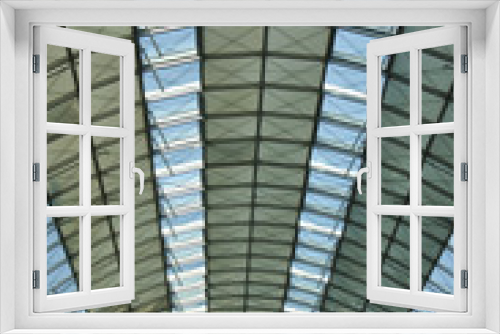 Fototapeta Naklejka Na Ścianę Okno 3D - Dachkonstruktion
