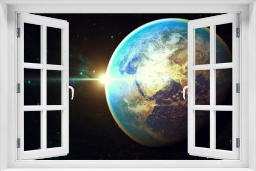 Fototapeta Naklejka Na Ścianę Okno 3D - 3D illustration - space planet Earth - Elements of this image furnished by NASA