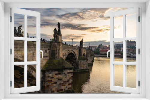 Fototapeta Naklejka Na Ścianę Okno 3D - Charles Bridge Prague in Czech Republic.