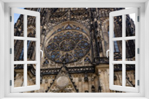 Fototapeta Naklejka Na Ścianę Okno 3D - Saint Vitus Cathedral Prague in Czech Republic.