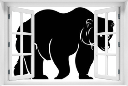 Fototapeta Naklejka Na Ścianę Okno 3D - Logo design Polar Bear logo vector template.
