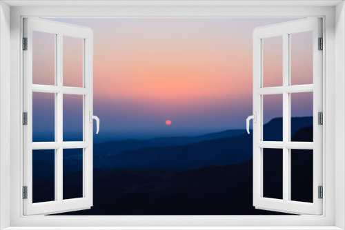 Fototapeta Naklejka Na Ścianę Okno 3D - Sunset in the mountains!!!