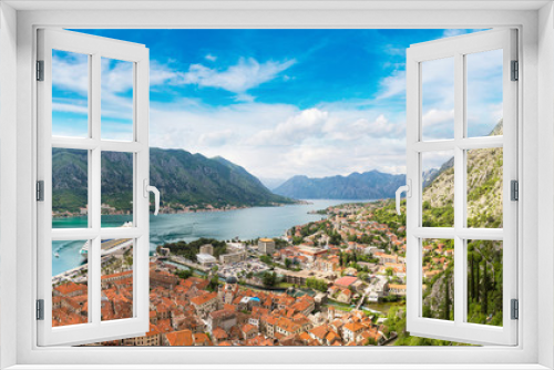 Fototapeta Naklejka Na Ścianę Okno 3D - Panorama of Kotor in Montenegro