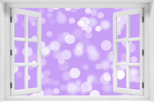 White bokeh on purple background