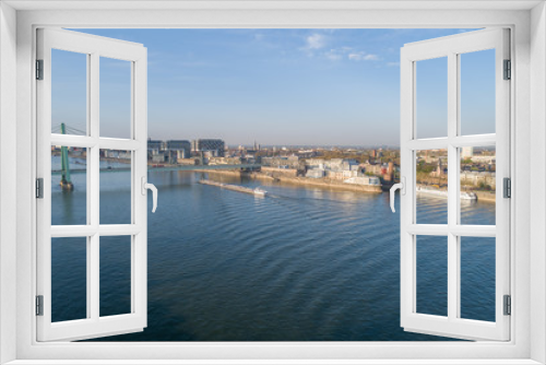 Fototapeta Naklejka Na Ścianę Okno 3D - Aerial View Cologne  Köln Rhein Panorama