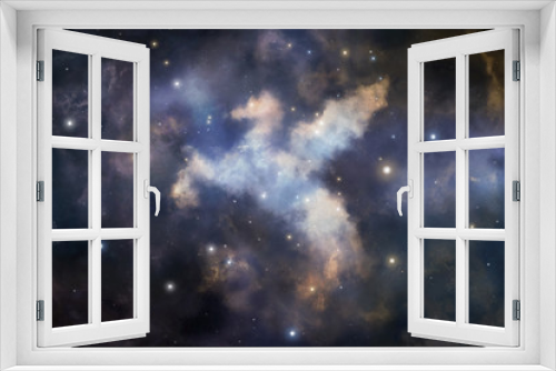 Fototapeta Naklejka Na Ścianę Okno 3D - Pegasus-shaped cosmic nebula