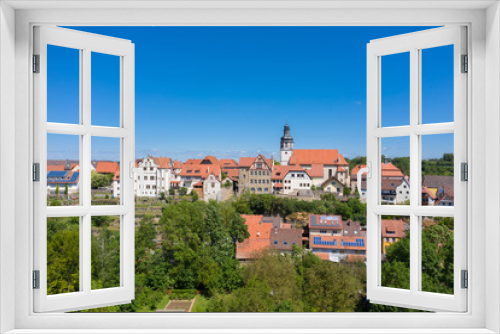 Fototapeta Naklejka Na Ścianę Okno 3D - Aerial drone view, city view of Gochsheim