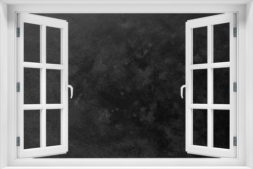 Fototapeta Naklejka Na Ścianę Okno 3D - Black stone texture, dark slate background, top view