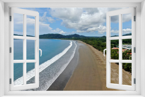 Fototapeta Naklejka Na Ścianę Okno 3D - Empty tropical paradise beach in Tambor, Costa Rica