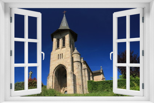 Fototapeta Naklejka Na Ścianę Okno 3D - Eglise Saint Martin de Tudeils (Corrèze)