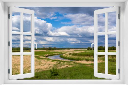Fototapeta Naklejka Na Ścianę Okno 3D - Dolina Górnej Narwi. Rzeka Narew, Podlasie, Polska