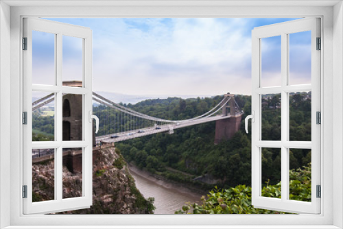 Fototapeta Naklejka Na Ścianę Okno 3D - Cliffton Bridge