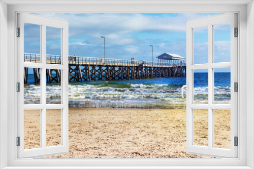 Fototapeta Naklejka Na Ścianę Okno 3D - Pier on Henley Beach