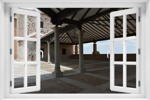 Fototapeta Naklejka Na Ścianę Okno 3D - fondo ermita antigua mora