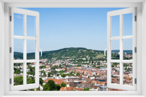 Fototapeta Naklejka Na Ścianę Okno 3D - aerial view of the city stuttgart