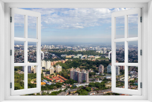 Fototapeta Naklejka Na Ścianę Okno 3D - Porto Alegre city from Morro Santana mountain
