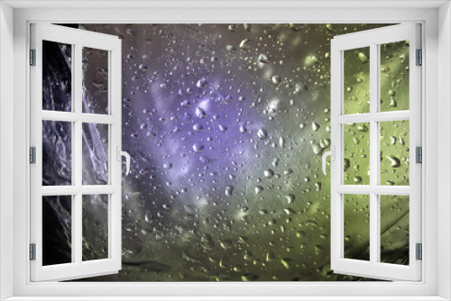 Fototapeta Naklejka Na Ścianę Okno 3D - rain drops on window