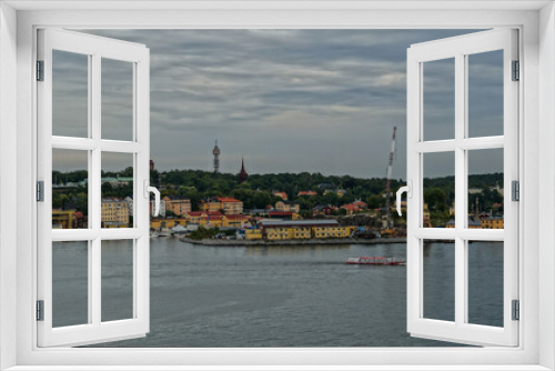 Fototapeta Naklejka Na Ścianę Okno 3D - view of stockholm