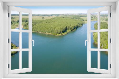 Fototapeta Naklejka Na Ścianę Okno 3D - View of the lake in the Nizhny Novgorod region