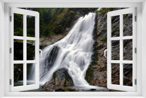 Fototapeta Naklejka Na Ścianę Okno 3D - Amazing waterfall in Romania 