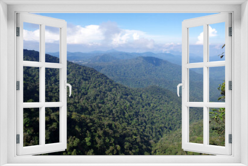 Fototapeta Naklejka Na Ścianę Okno 3D -  vue sur les Cameron Highlands, État de Pahang, Malaisie