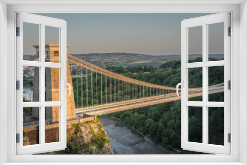 Fototapeta Naklejka Na Ścianę Okno 3D - Bristol suspension bridge