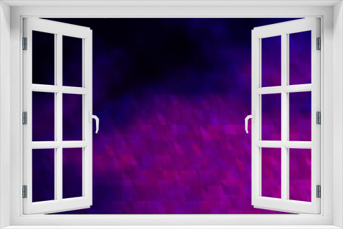 Fototapeta Naklejka Na Ścianę Okno 3D - Dark Purple vector background with lines, triangles.