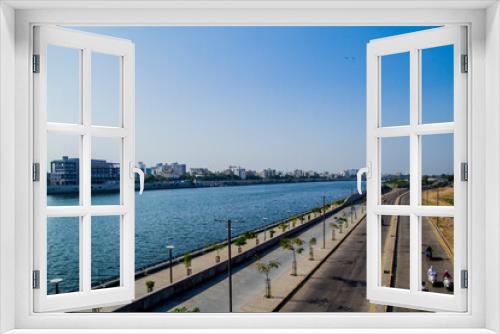 Fototapeta Naklejka Na Ścianę Okno 3D - Various views of the Ahmadabad riverfront