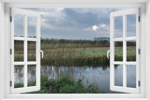 Fototapeta Naklejka Na Ścianę Okno 3D - River. Canal. Wapserveense Aa. Maatschappij van Weldadigheid Frederiksoord Drenthe Netherlands