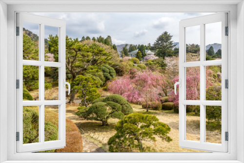 Fototapeta Naklejka Na Ścianę Okno 3D - Onshi Hakone Park in Japan