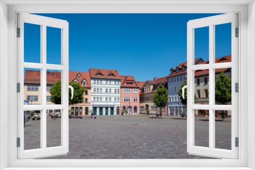 Fototapeta Naklejka Na Ścianę Okno 3D - Marktplatz in Freyburg an der Unstrut in Sachsen- Anhalt