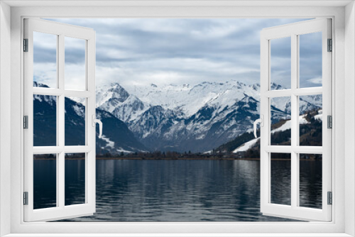 Fototapeta Naklejka Na Ścianę Okno 3D - winter austrian alps - Zell am See