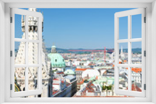 Fototapeta Naklejka Na Ścianę Okno 3D - Vienna panorama