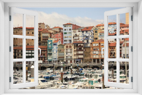 Fototapeta Naklejka Na Ścianę Okno 3D - Village coloré de Bermeo Pays Basque Espagne