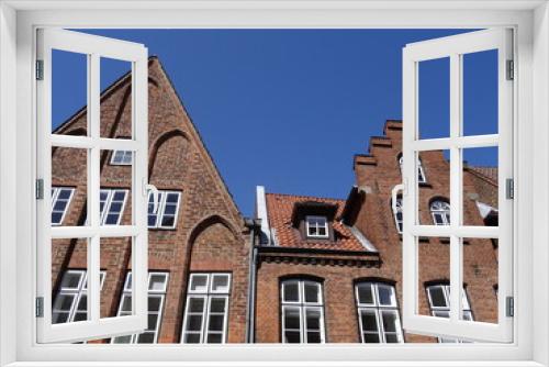 Fototapeta Naklejka Na Ścianę Okno 3D - historische Architektur in Bremen