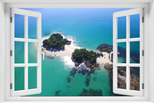 Fototapeta Naklejka Na Ścianę Okno 3D - Ilha Cataguás - Angra dos Reis, Rio de Janeiro, Brasil